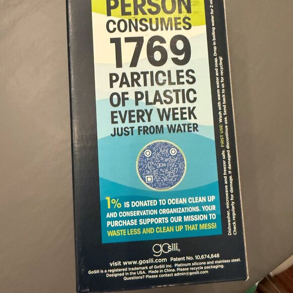 goSili reusable silicone Ocean Cups set (20 oz.) - Picture 5 of 6